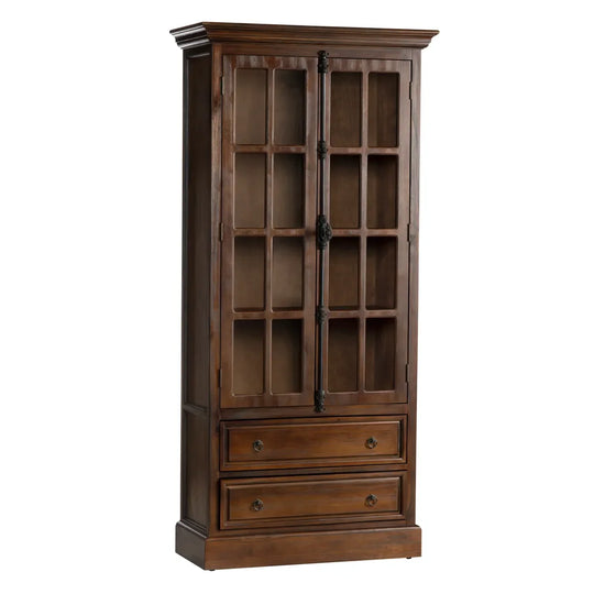 Crestview Collection Rutherford Curio Cabinet SIDEBOARDS + CABINETS