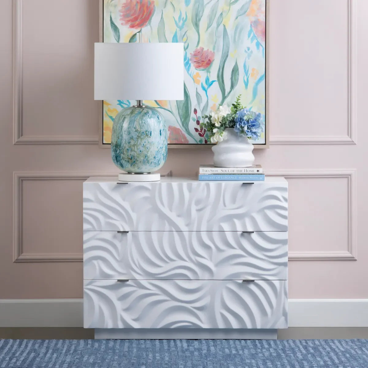 Crestview Collection Cirrus Three-Drawer Chest DRESSERS