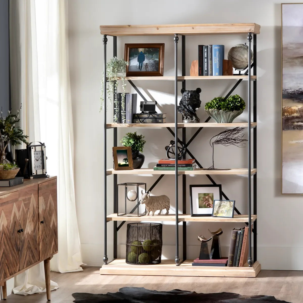 Crestview Collection La Salle Bookshelf Bookcases