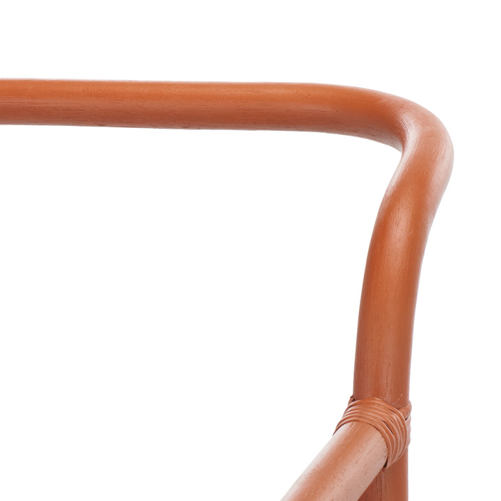 American Home Furniture Safavieh Couture Barnette Rattan Pole Bar Cart