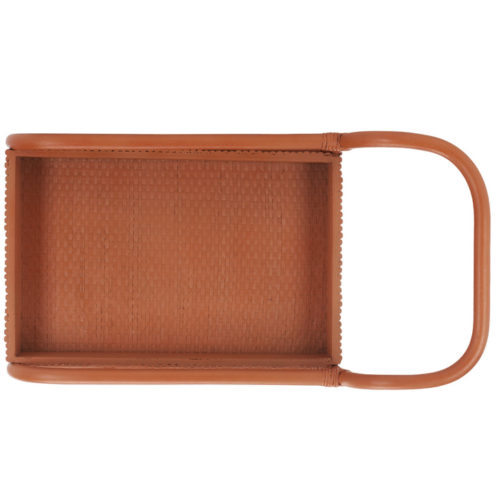 American Home Furniture Safavieh Couture Barnette Rattan Pole Bar Cart