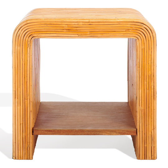 Safavieh Couture Dellabryn Rattan Accent Table ACCENT TABLES