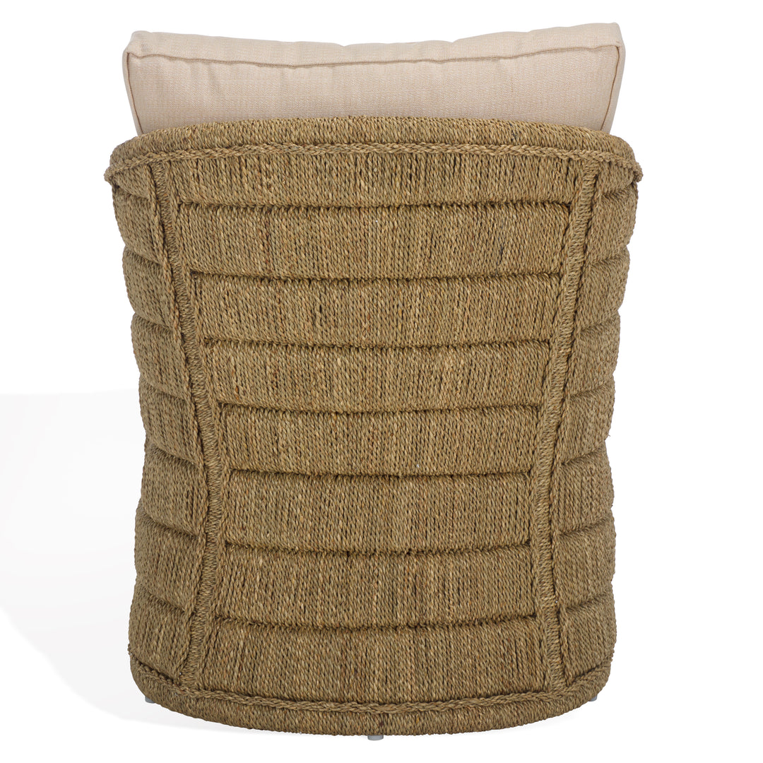 American Home Furniture Safavieh Couture Aikan Woven Sea Grass Accent Chair