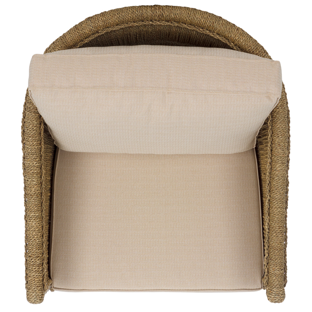 American Home Furniture Safavieh Couture Aikan Woven Sea Grass Accent Chair
