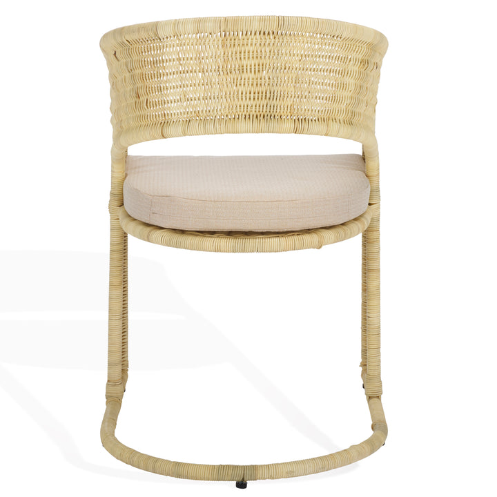 American Home Furniture Safavieh Couture Krystalina Rattan Dining Chair