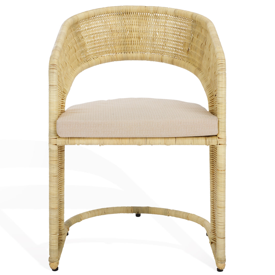 American Home Furniture Safavieh Couture Krystalina Rattan Dining Chair