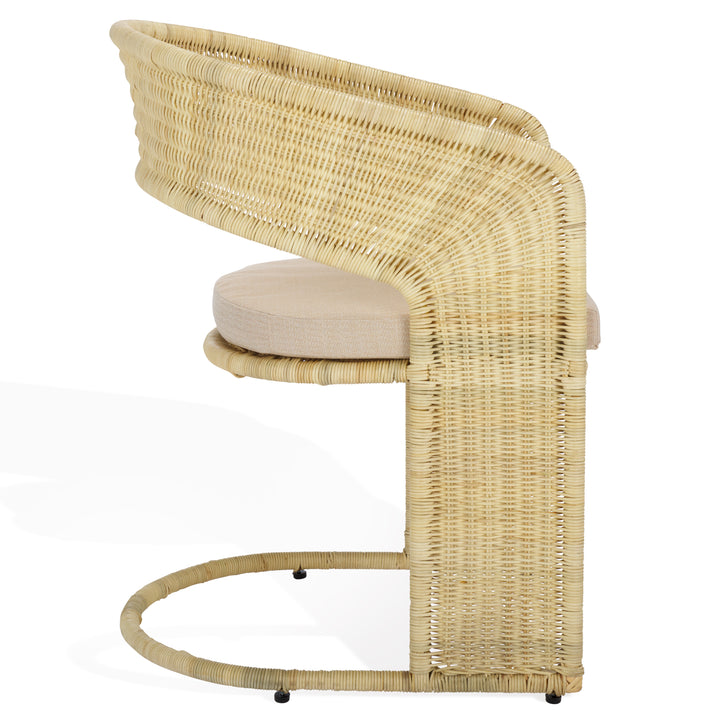 American Home Furniture Safavieh Couture Krystalina Rattan Dining Chair