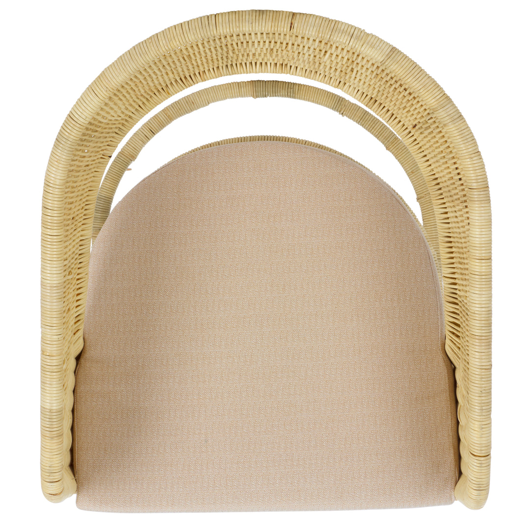 American Home Furniture Safavieh Couture Krystalina Rattan Dining Chair