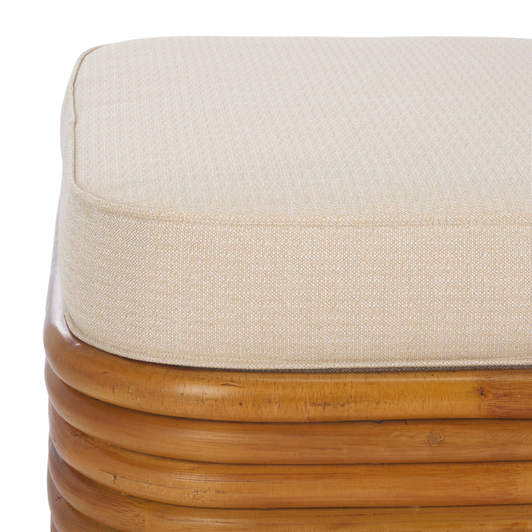 American Home Furniture Safavieh Couture Flanders Rattan Pole Coktail Ottoman