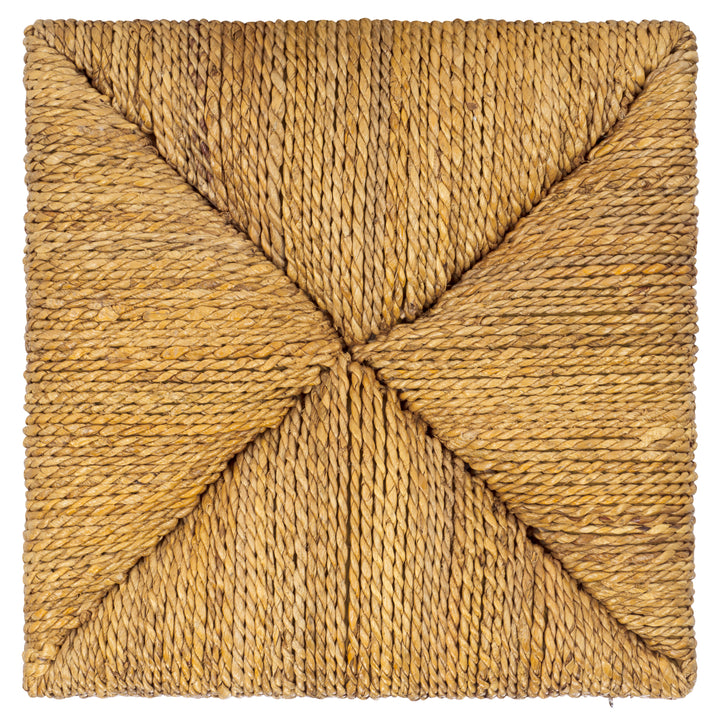 American Home Furniture Safavieh Couture Donnabella Woven Abaca Ottoman