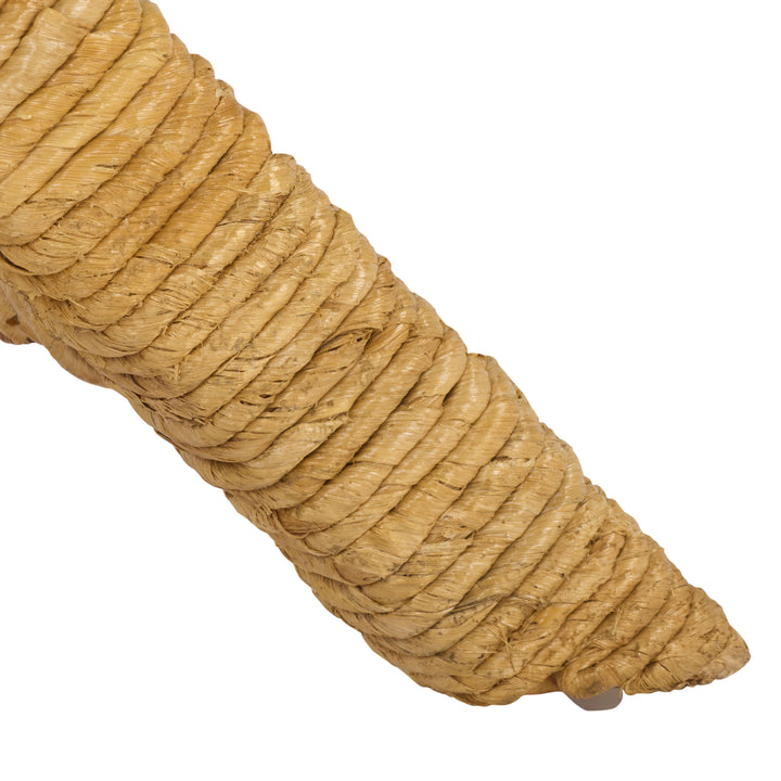 American Home Furniture Safavieh Couture Caprianna Woven Waterhyacinth Stool