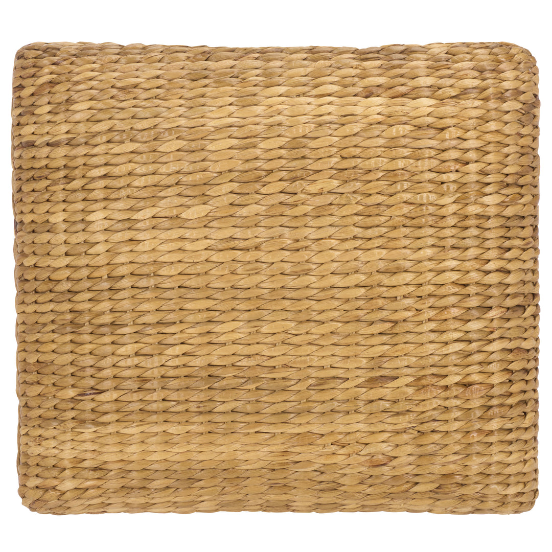 American Home Furniture Safavieh Couture Caprianna Woven Waterhyacinth Stool