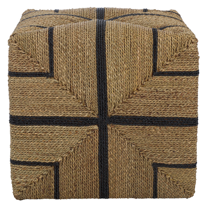 American Home Furniture Safavieh Couture Liatasha Woven Seagrass Ottoman