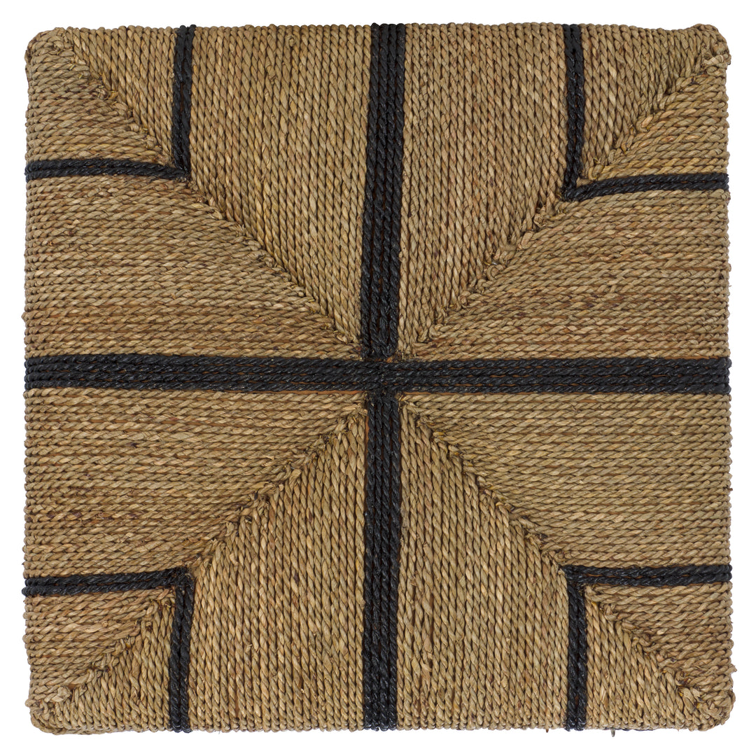 American Home Furniture Safavieh Couture Liatasha Woven Seagrass Ottoman