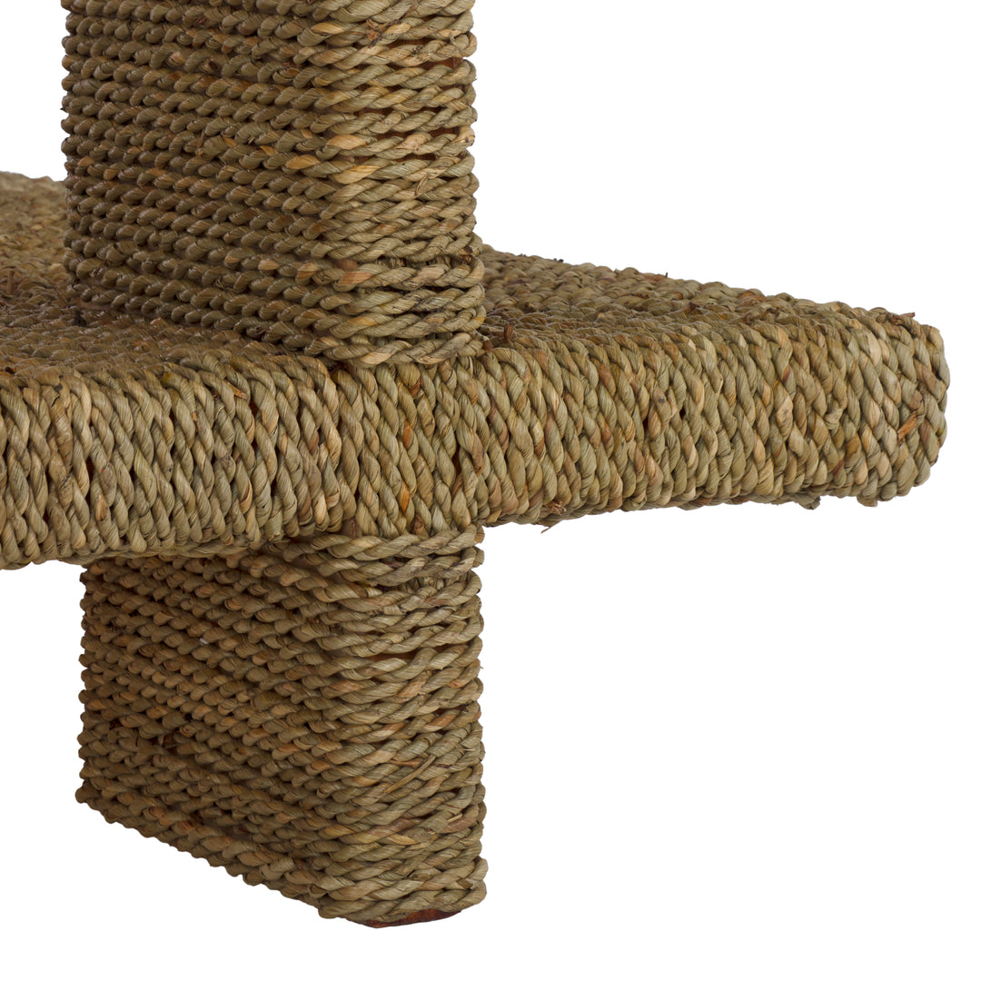 American Home Furniture Safavieh Couture Malta Woven Seagrass Coffee Table