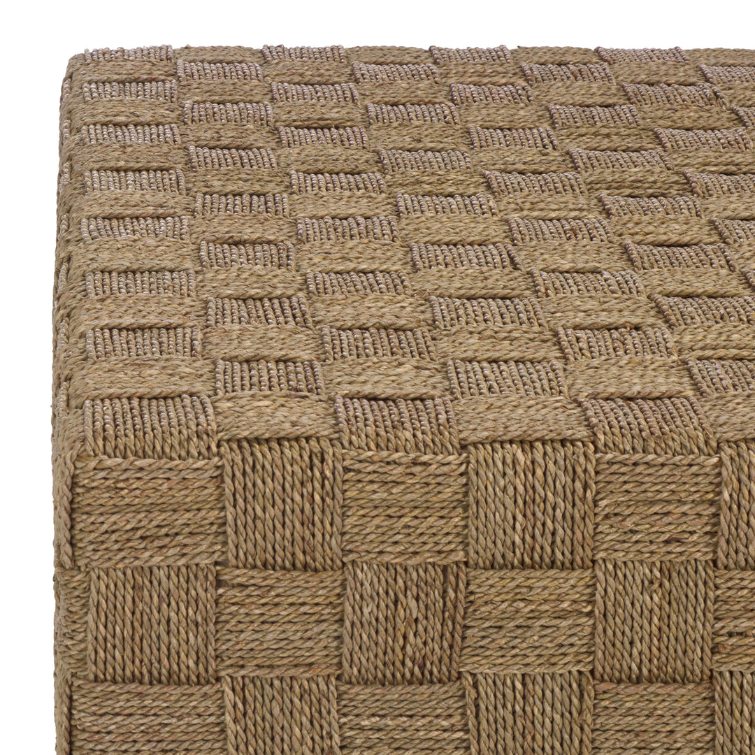 American Home Furniture Safavieh Couture Norabelle Square Woven Seagrass Coffee Table
