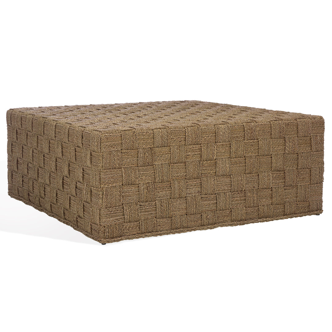 American Home Furniture Safavieh Couture Norabelle Square Woven Seagrass Coffee Table