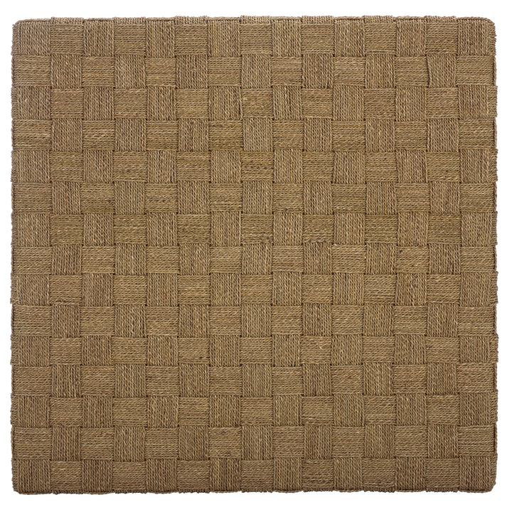 American Home Furniture Safavieh Couture Norabelle Square Woven Seagrass Coffee Table