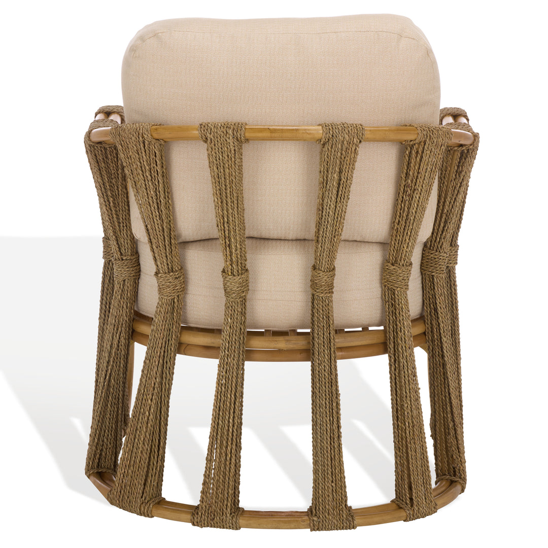 American Home Furniture Safavieh Couture Pennylyn Seagrass Accent Chair