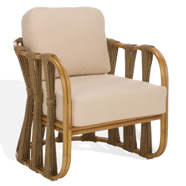 American Home Furniture Safavieh Couture Pennylyn Seagrass Accent Chair