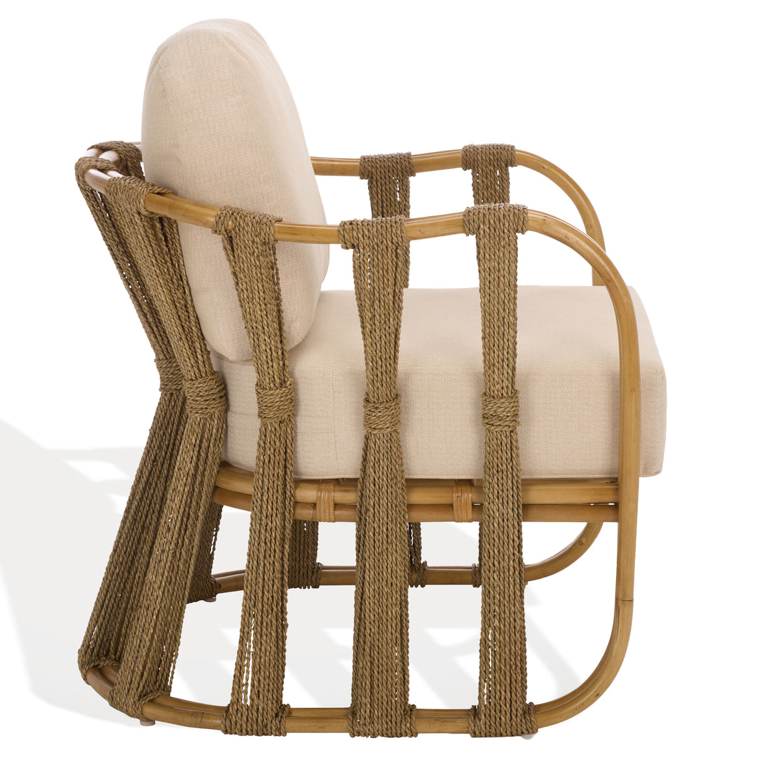 American Home Furniture Safavieh Couture Pennylyn Seagrass Accent Chair