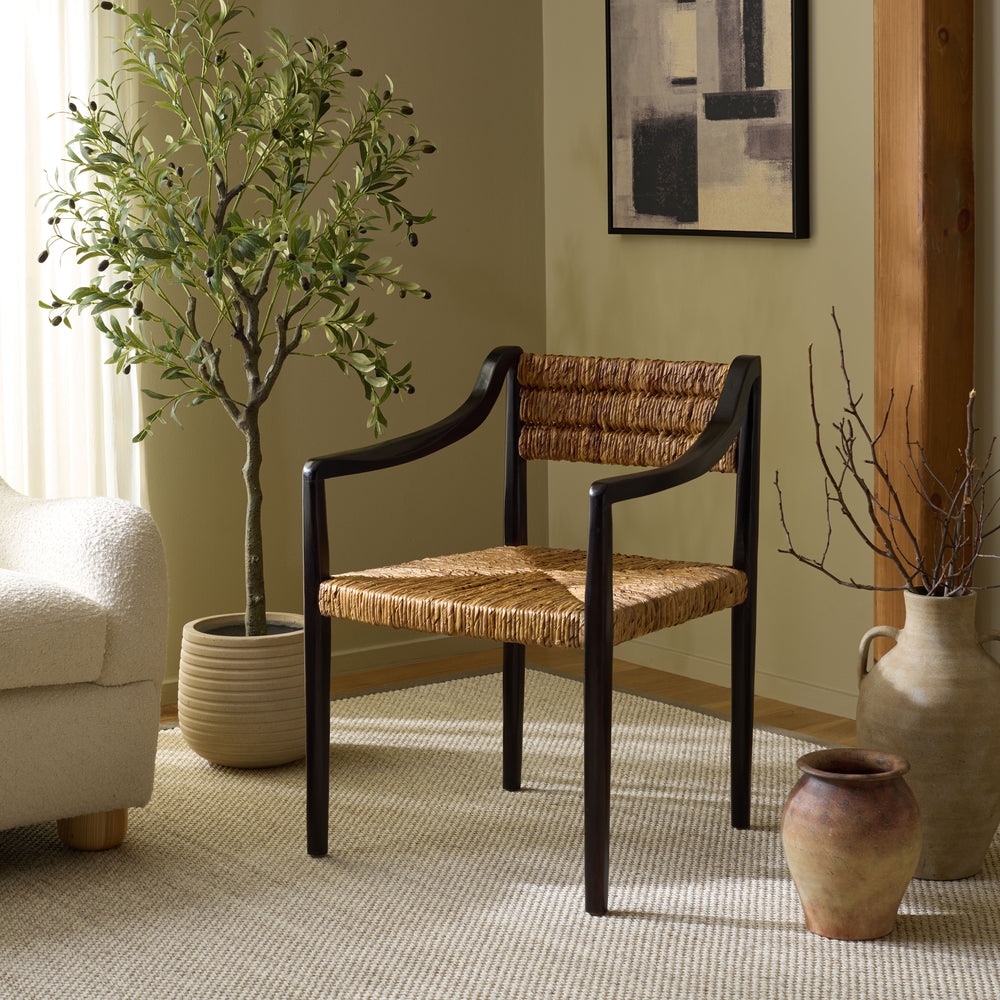 American Home Furniture Safavieh Couture Kona Woven Abaca Dining Chair