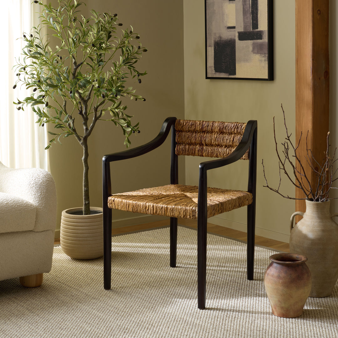 American Home Furniture Safavieh Couture Kona Woven Abaca Dining Chair