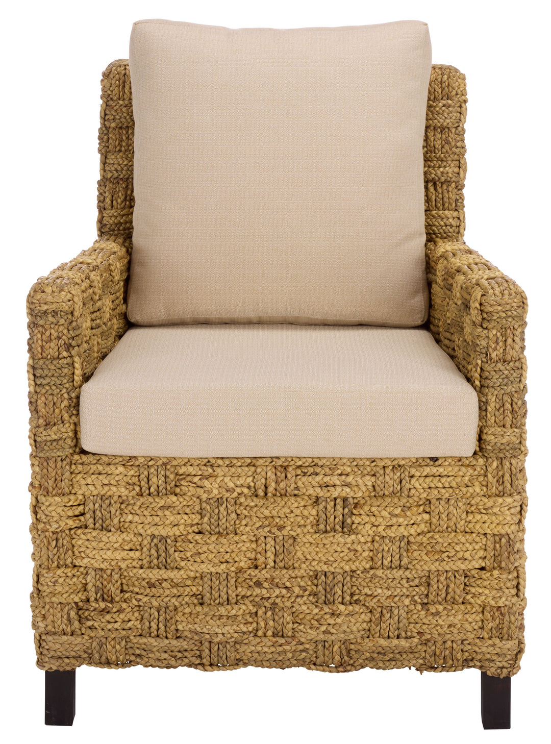 American Home Furniture Safavieh Couture Gregory Tall Woven Water Hyacinth Accent Chair
