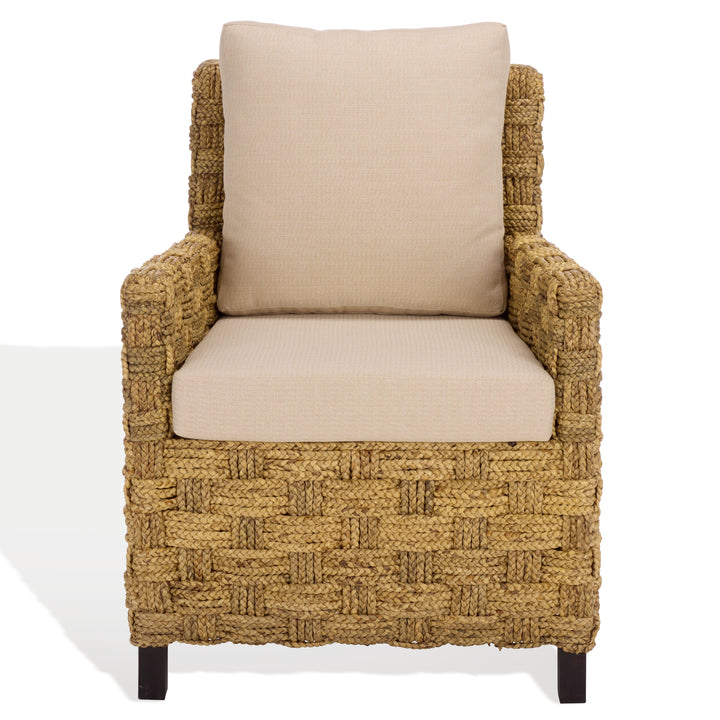 American Home Furniture Safavieh Couture Gregory Tall Woven Water Hyacinth Accent Chair