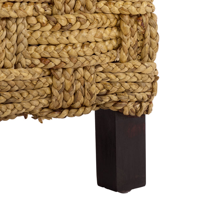 American Home Furniture Safavieh Couture Gregory Tall Woven Water Hyacinth Accent Chair