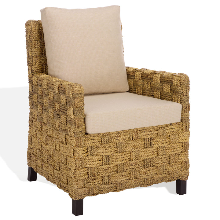 American Home Furniture Safavieh Couture Gregory Tall Woven Water Hyacinth Accent Chair