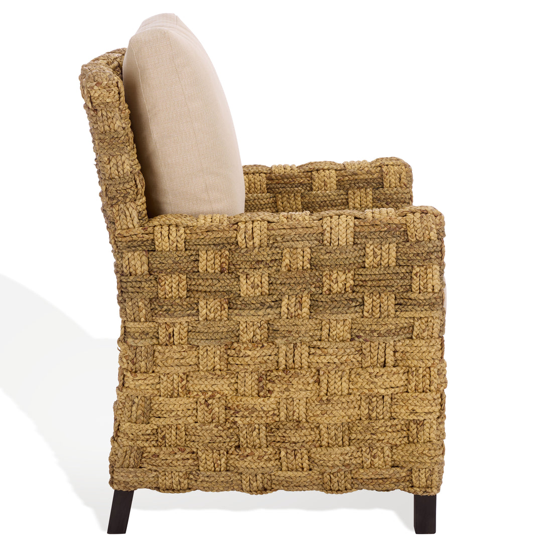 American Home Furniture Safavieh Couture Gregory Tall Woven Water Hyacinth Accent Chair