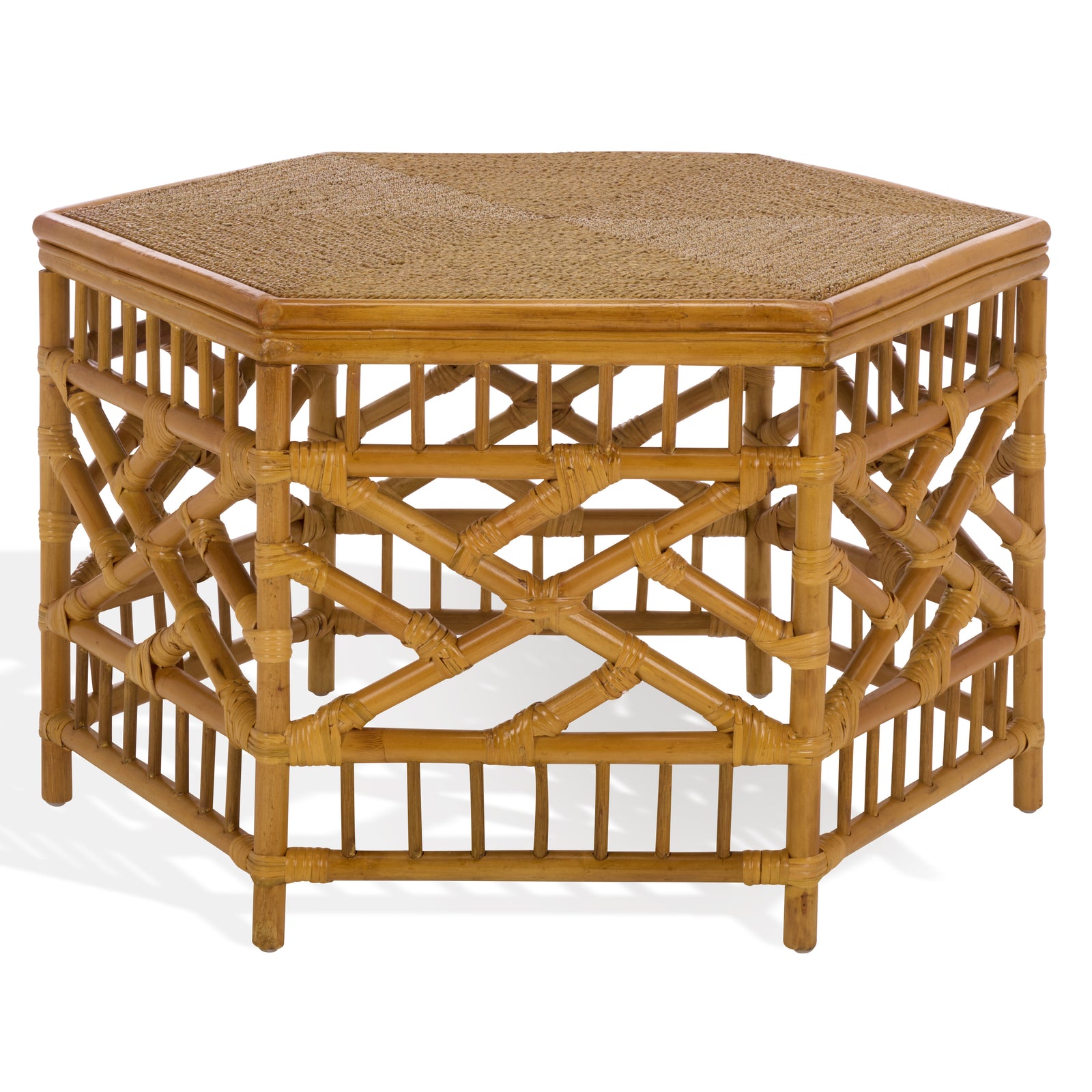 Safavieh Couture Frederica Rattan Coffee Table