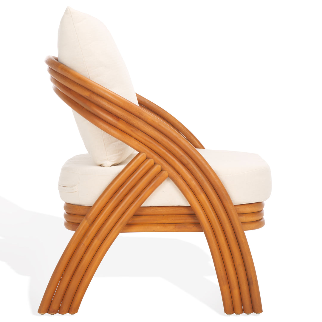 American Home Furniture | Safavieh Couture - DEMARCO RATTAN ACCENT CHAIR