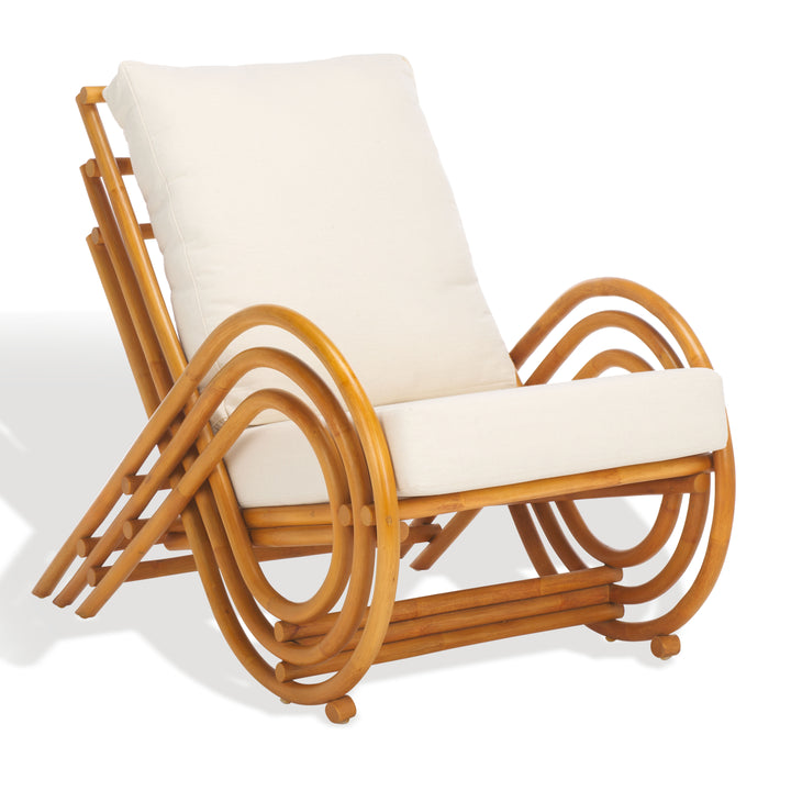 American Home Furniture | Safavieh Couture - FERNSON RATTAN ACCENT CHAIR