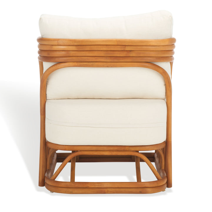 American Home Furniture | Safavieh Couture - HARLOWE RATTAN ACCENT CHAIR