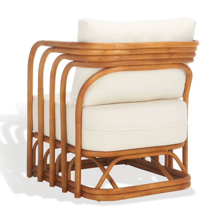 American Home Furniture | Safavieh Couture - HARLOWE RATTAN ACCENT CHAIR