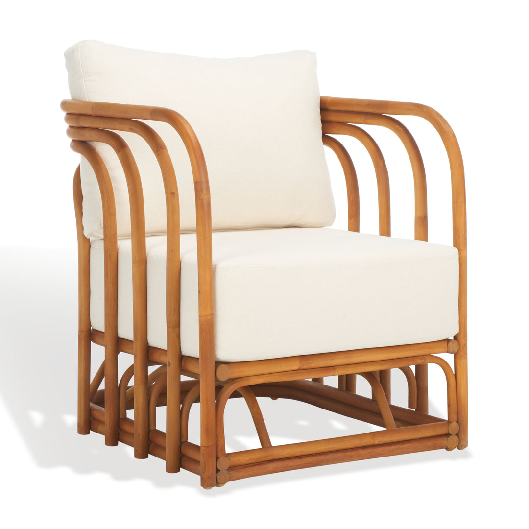 American Home Furniture | Safavieh Couture - HARLOWE RATTAN ACCENT CHAIR