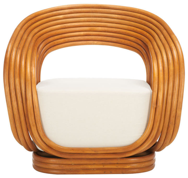 American Home Furniture | Safavieh Couture - GIORNO RATTAN ACCENT CHAIR