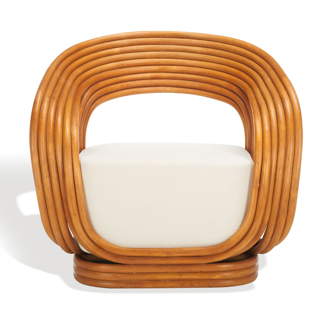 American Home Furniture | Safavieh Couture - GIORNO RATTAN ACCENT CHAIR