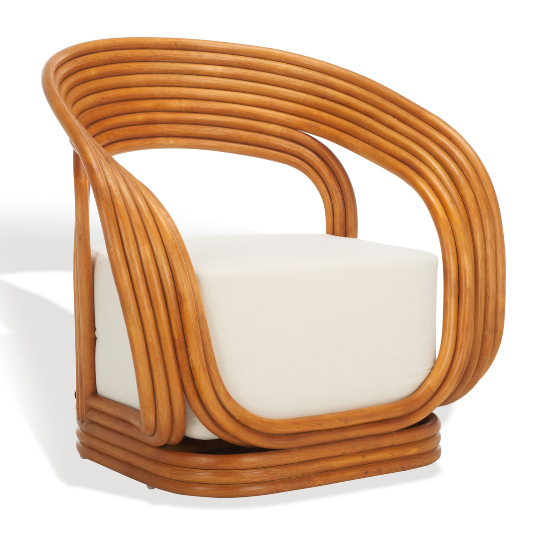 American Home Furniture | Safavieh Couture - GIORNO RATTAN ACCENT CHAIR