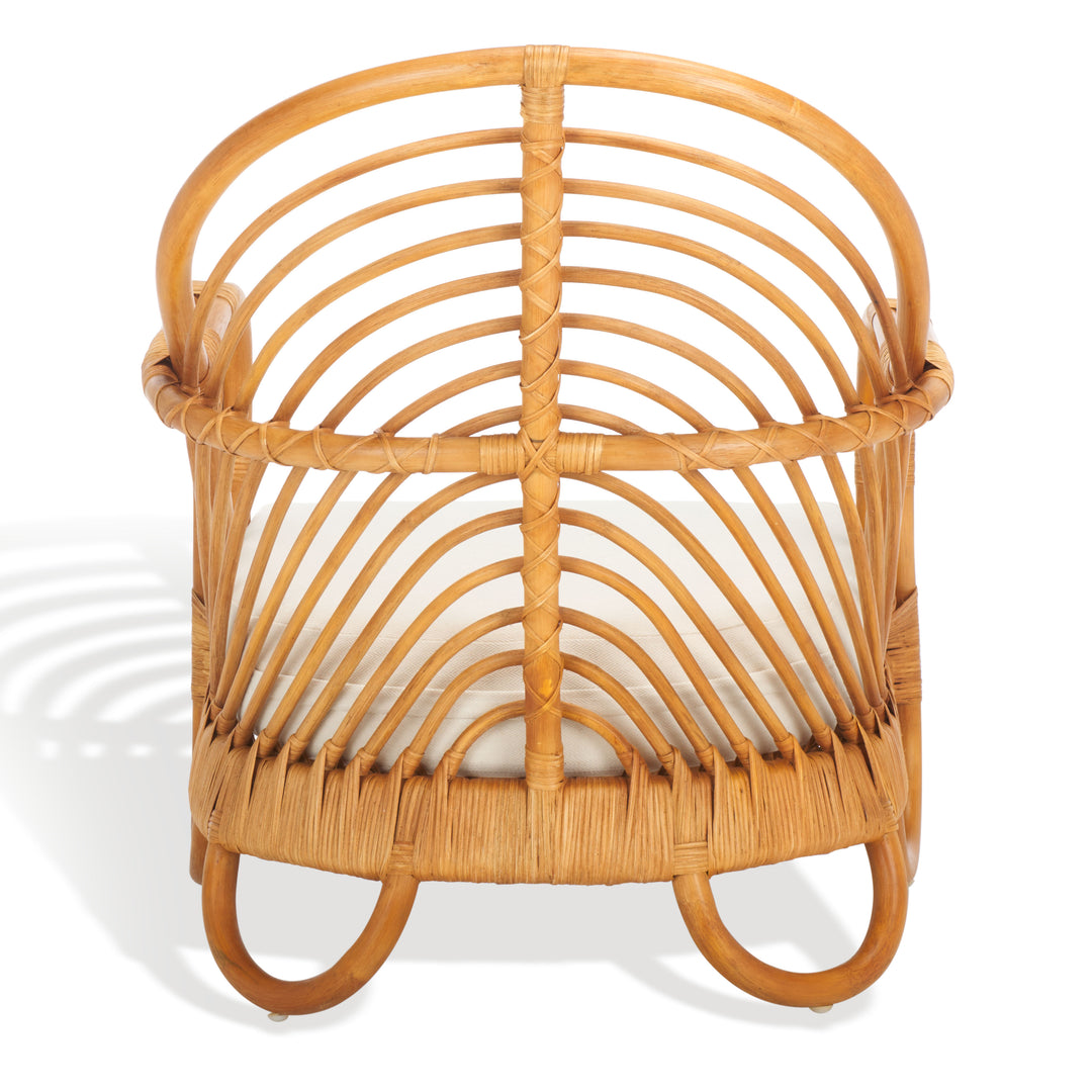 American Home Furniture | Safavieh Couture - IVYBELLE RATTAN ACCENT CHAIR