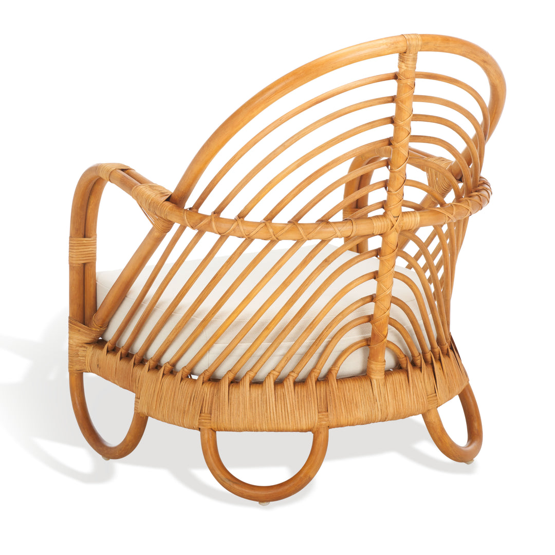 American Home Furniture | Safavieh Couture - IVYBELLE RATTAN ACCENT CHAIR