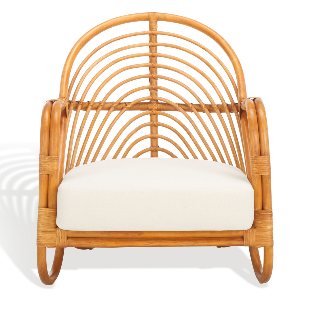 American Home Furniture | Safavieh Couture - IVYBELLE RATTAN ACCENT CHAIR