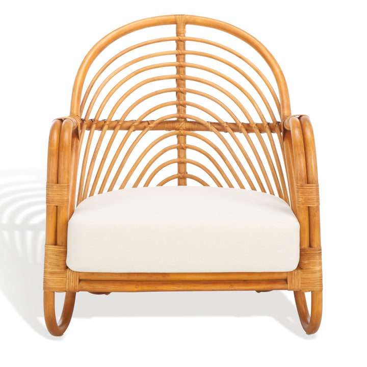 American Home Furniture | Safavieh Couture - IVYBELLE RATTAN ACCENT CHAIR