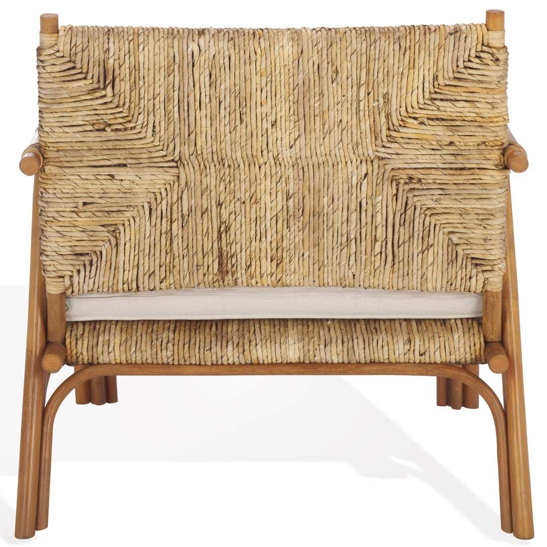 American Home Furniture Safavieh Couture Elexa Banana Weaving Accent Chair
