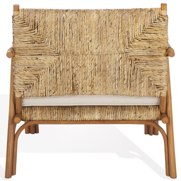 American Home Furniture Safavieh Couture Elexa Banana Weaving Accent Chair