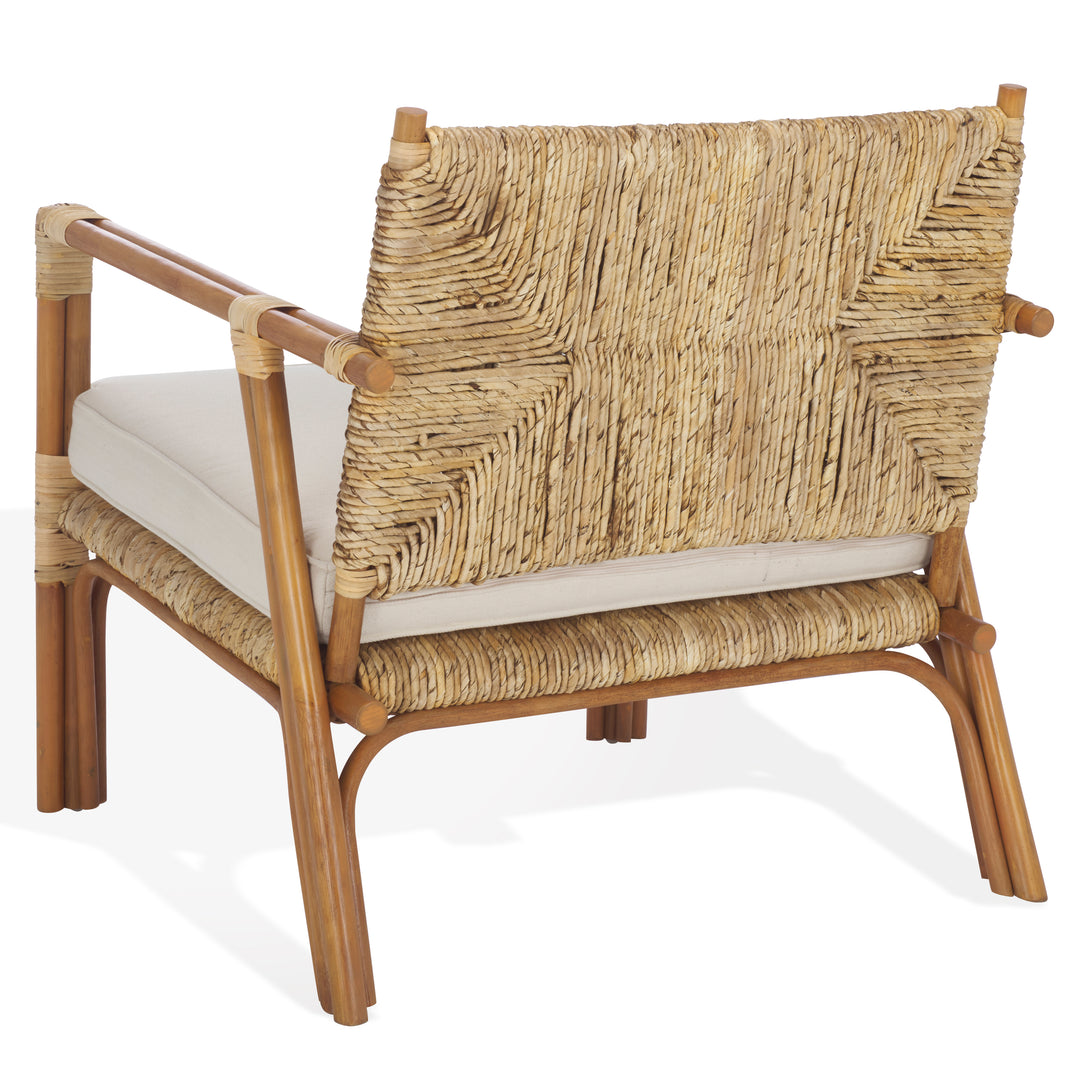 American Home Furniture Safavieh Couture Elexa Banana Weaving Accent Chair