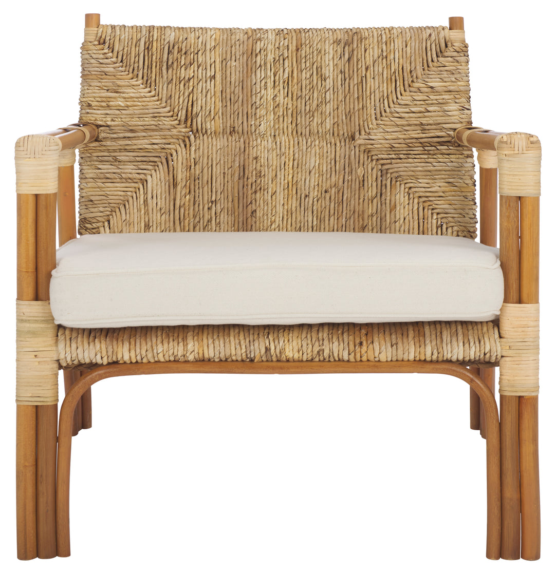 American Home Furniture Safavieh Couture Elexa Banana Weaving Accent Chair