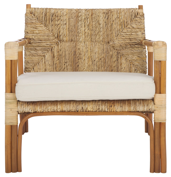 American Home Furniture Safavieh Couture Elexa Banana Weaving Accent Chair